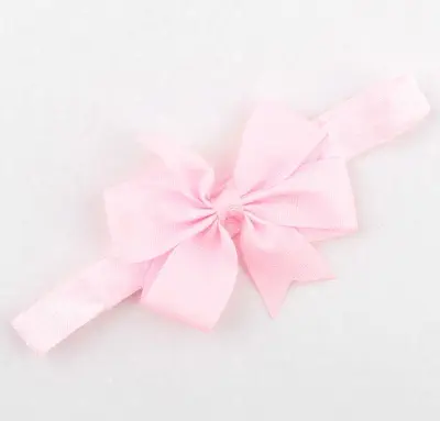 Picture of Baby Girls Grosgrain Ribbon Hair Bows Headbands