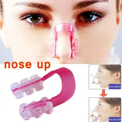 Picture of Nose Up Lifting Shaping Clip Clipper Beauty Tool Pink- Nose Slimming -Pink