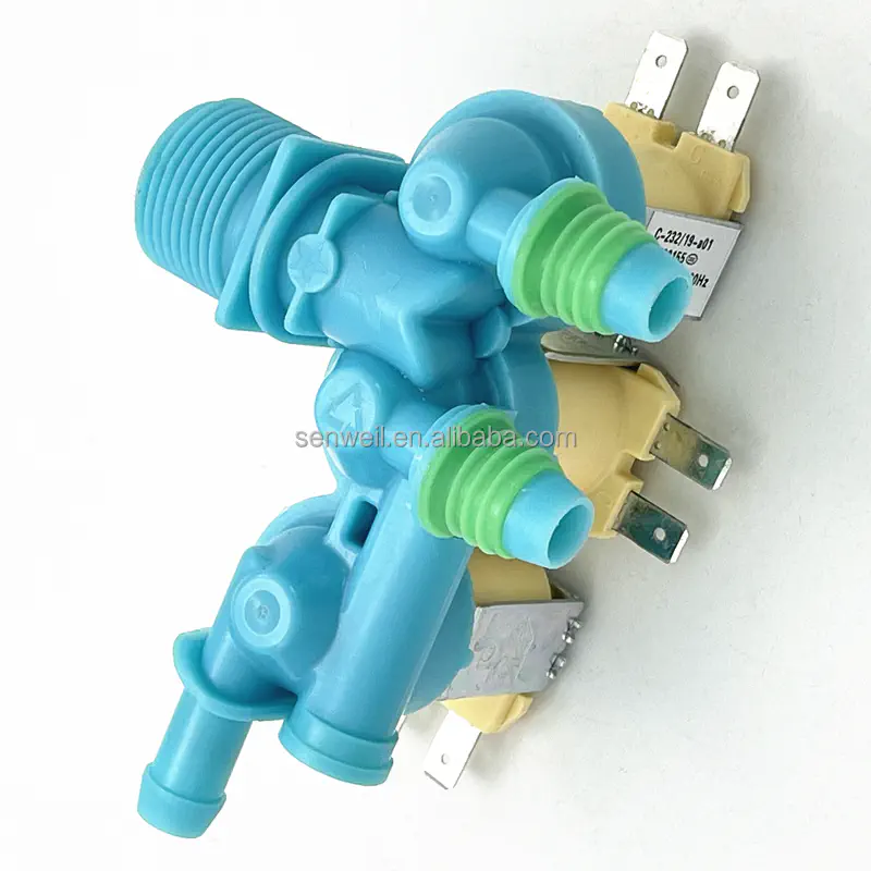 washing machine water inlet valve, water inlet valve, Solenoid Valve three-way 220V AC