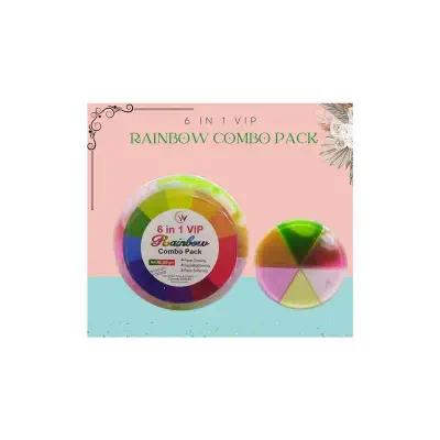 Picture of 6 in 1 VIP Rainbow Facial Kit Combo Pack | Facial Kit Combo