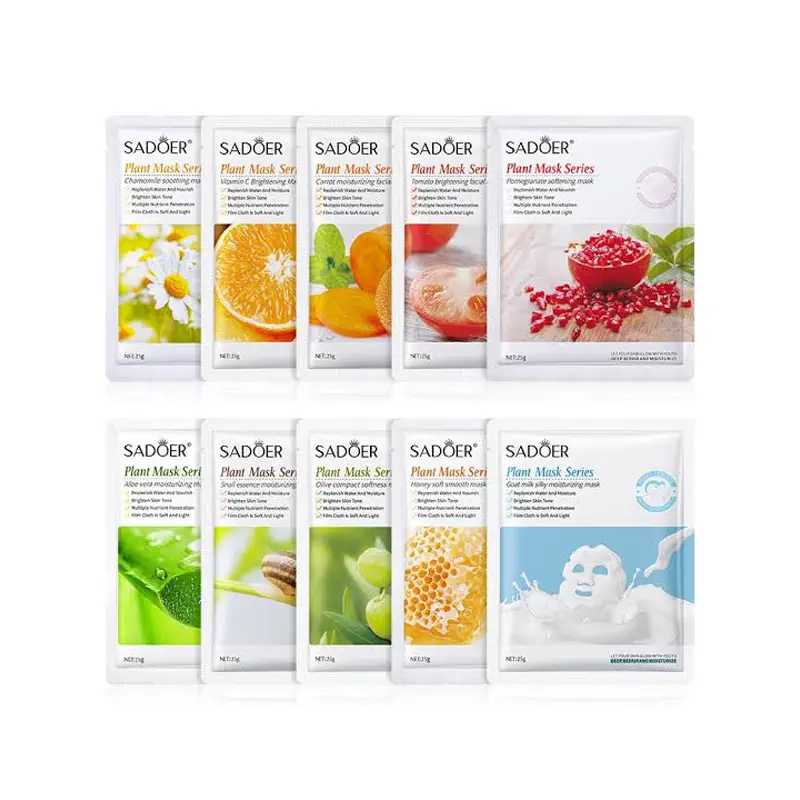 Picture of 6 Pcs SADOER  Soft Moisturizing Face Sheet Mask-