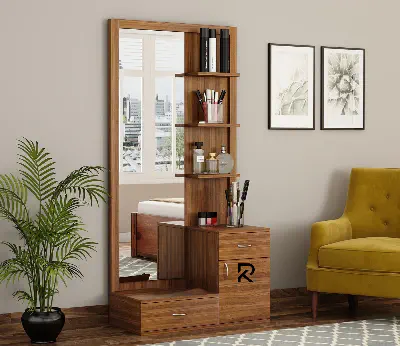 Picture of Nifty Niche - Superb Quality - RK MDF Dressing Table with Storage Cabinet and Drawers - Furniture & Decor - Express Yourelf