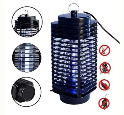 Picture of Electronic Killing Mosquitoes Night Lamp Mosquito Killer Lamp - Black