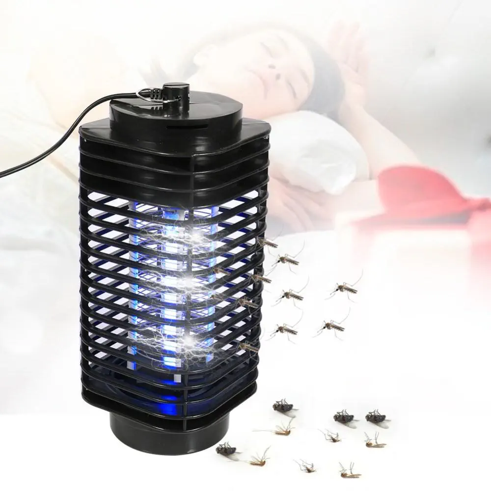 Picture of Electronic Killing Mosquitoes Night Lamp Mosquito Killer Lamp - Black