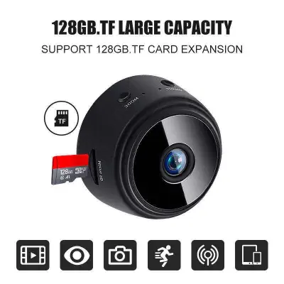 Picture of A9 wifi Camera Full1080P HD Small ip Camera Night Vision-2024 - Black