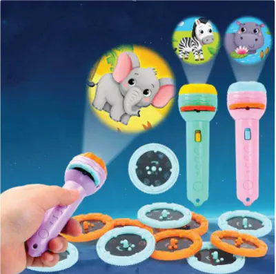 Picture of 3D Projection Flashlight Education Toy - Multicolor