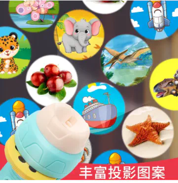 Picture of 3D Projection Flashlight Education Toy - Multicolor
