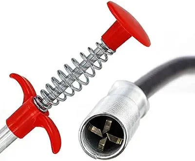 Picture of Drain Snake Spring Pipe Dredging Tool Dredge Unblocker Drain Clog Tool For Kitchen Sink Sewer Cleaning Hook Water Sink Tool Drain Cleaner-New Drain Pipe