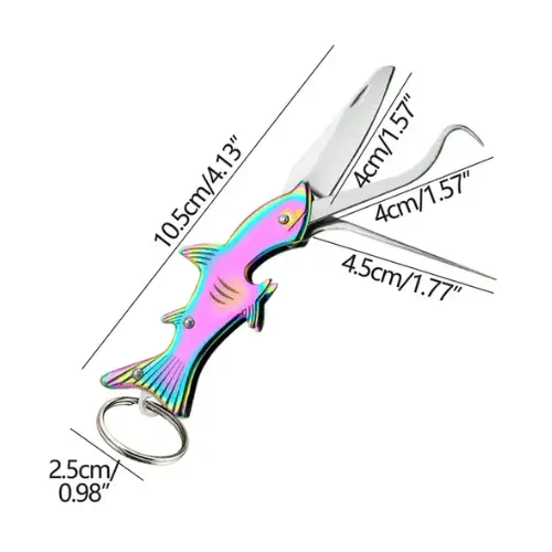 Picture of Toothpick Knife Picks Teeth With Ultra-fine Anti-plug Tooth Hook Crochet Can Open The Bottle And Buckle The Tooth Multi-function-Dental Flosses & Sticks-Nr mart - Multicolor