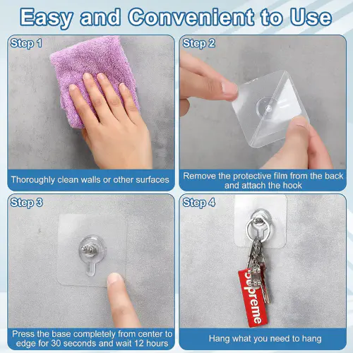 Picture of Hook Non-Marking Screw Punch-Free Wall Stickers Home Seamless Nail With Nut And Nut Cap - NR Mart-2024