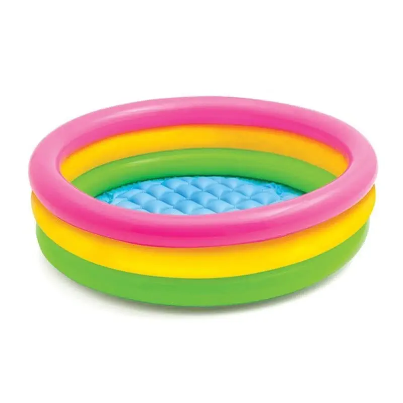 Picture of Baby Swimming Pool with pumper - 24" - Multicolor -Multicolor