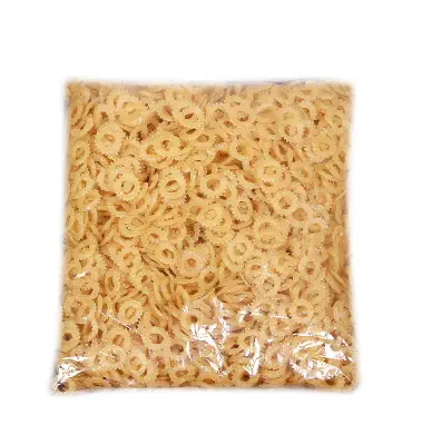 Picture of Ready To Fry Ring Papor Chips Crunchy Papad Chips Snacks - 250gm