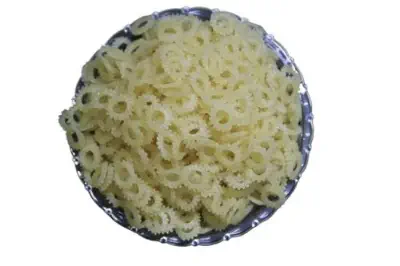 Picture of Ready To Fry Ring Papor Chips Crunchy Papad Chips Snacks - 250gm