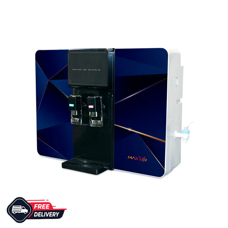 Picture of Heron Max Life Hot-Cool-Normal RO Water Purifier – Red and Black