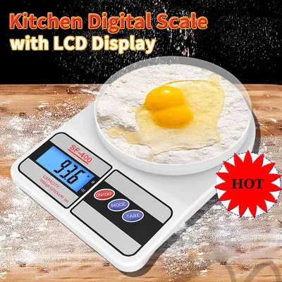 Picture of Kitchen Scale - Measure Tools - Electronic Scale Digital LCD – Weight Machine (10kg/1g) (White)