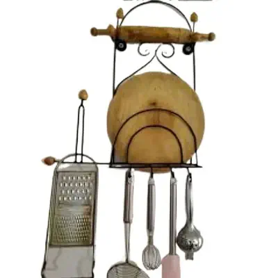 Picture of Space saver Ruti Belun, phiri Stand, metal cup stand Tishu Holder 4 in 1 kitchen rack stand (Black)