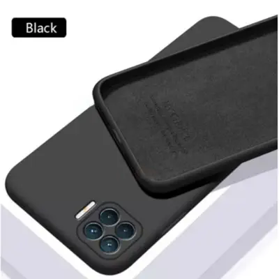Picture of Luxury Square Liquid Silicone Phone Case for Oppo F17 Pro, A93 2020, Reno4 F – Thin, Soft, Candy Cover