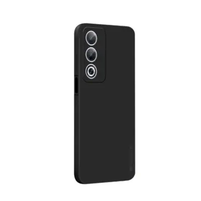 Picture of For Oppo A3 Pro 5G Back Cover Soft Liquit Silicone Camera Protactor Phone Cover Simple Solid Color Soft Silicone TPU Case