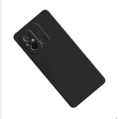 Picture of For Xiaomi Redmi 12C / Poco C55 / Redmi 11A Soft Sandstone Slim Heavy Strong Liquid Silicone Case For Poco C55 Back Cover Case