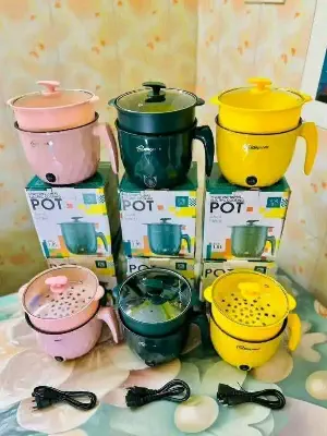 Picture of Yiguokang 1.8L Multifunctional Electric Cooking Pot with Steamer 