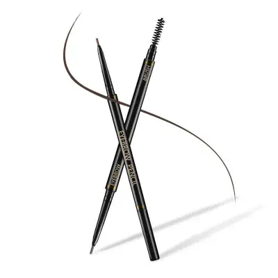 Picture of Eyebrow Pencil with Eyebrow Brush Triangle Pen Automatically Rotating Waterproof   (Coffee)