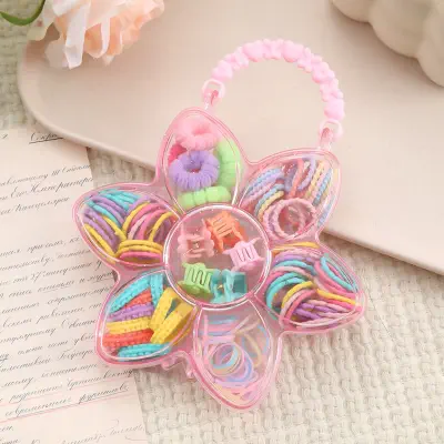 Picture of Hair Accessories Kit – Perfect for Little Princess-Flower Shape Hair Band Set (Multicolor, )