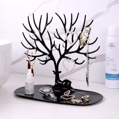Picture of Modern Tree Jewelry Display – Ideal for Necklaces, Earrings & Bracelets (Black)