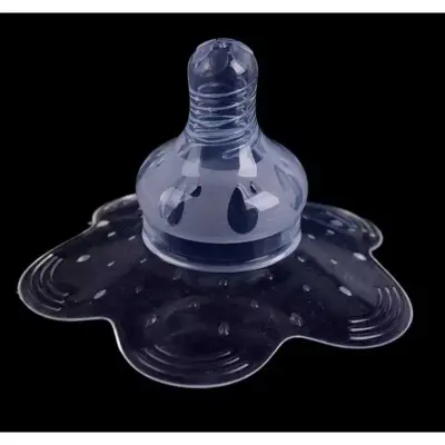 Picture of Soft Nipple Shield  Premium Protector Food Grade Breastfeeding Nipple Shields Feeding Breast Pad Shiled-1 Pcs (Nipple Shield 1 Pcs)