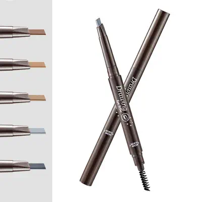 Picture of DRAWING Double-headed eyebrow pencil With Brush (Black)