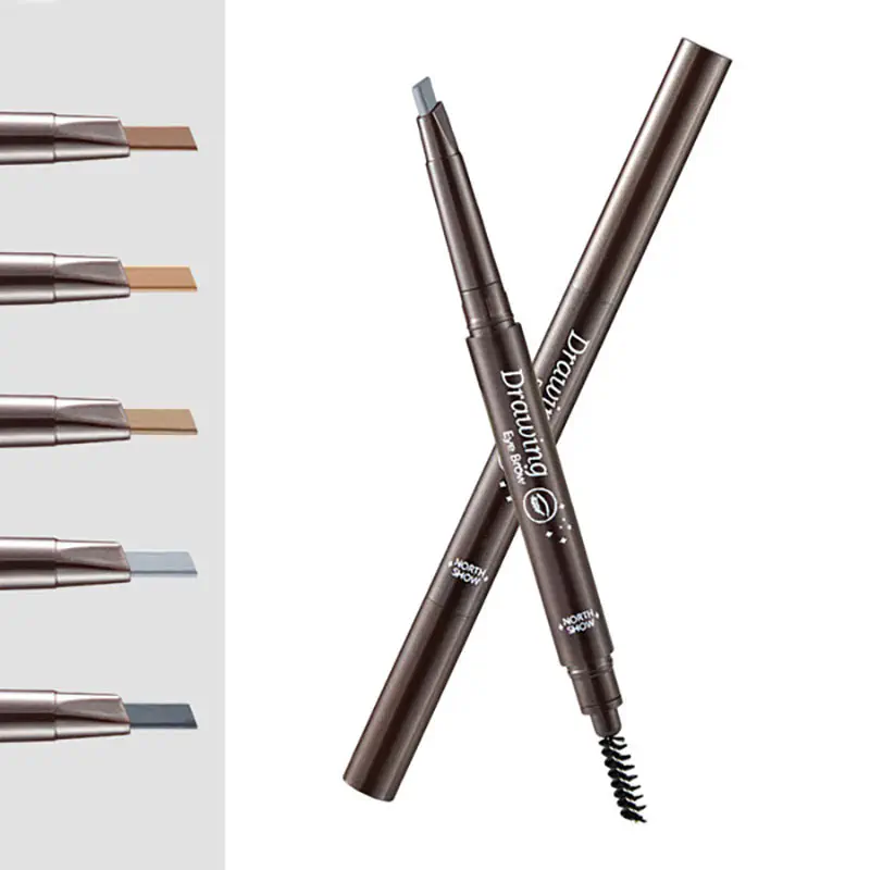 Picture of DRAWING Double-headed eyebrow pencil With Brush (Grey)