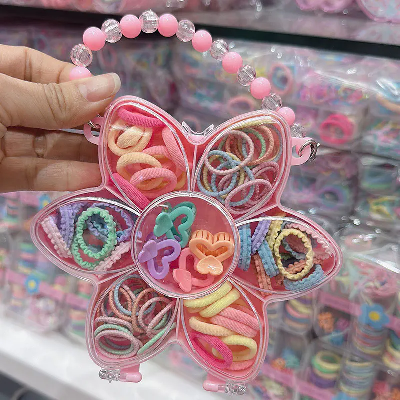 Picture of Hair Accessories Kit – Perfect for Little Princess-Flower Shape Hair Band Set (Multicolor, )