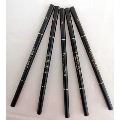 Picture of Eyebrow Pencil with Eyebrow Brush Triangle Pen Automatically Rotating Waterproof   (Black)