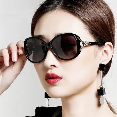 Picture of High Quality Fashion Sunglass For Women (Black,Black)