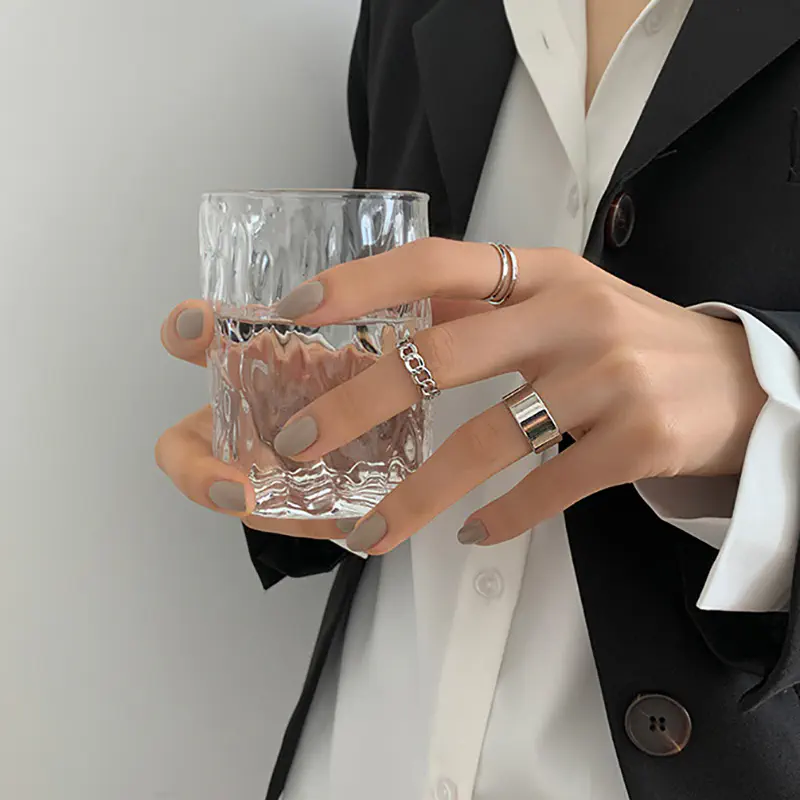 Picture of 3pcs Rings Set For Women Rings For Women Finger Ring For Women Girls Ladies Female Ornament Jewelry Jewellery ladies bag womens bag dress makeup watch couple rings ear rings Latest Collection Womens Fashion Jewellery Rings For Girls Womens Finger Ring (Silver,Adjustable)
