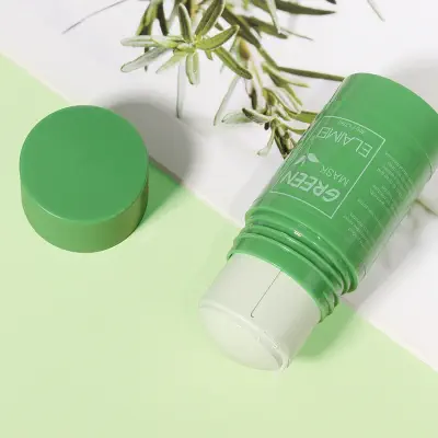 Picture of Natural Green Te.a Ma.sk Stick Deep Cleansing Oil Control Anti Acne Moisturizing Refreshing Lazy Solid Ma.sk (Face,Others)