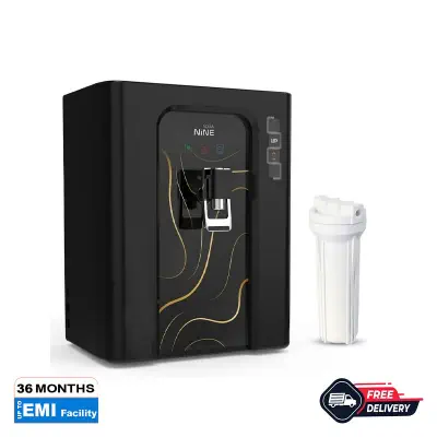 Picture of Aqua Nine RO+H2AAA Filter With Copper+TDS 8 Stage Water Purifier Black