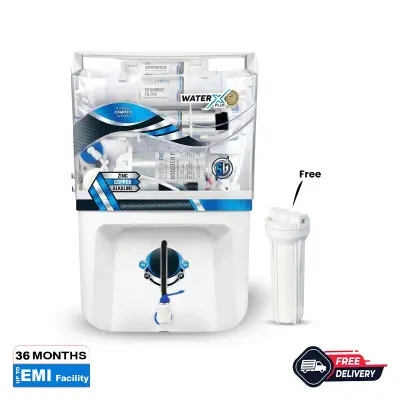 Picture of Aqua Water X Plus RO+UV+UF+Zinc+Copper+Alkaline 9 Stage Water Purifier White