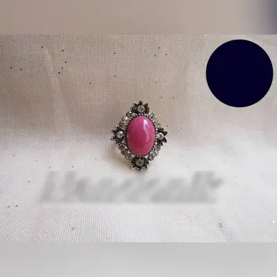 Picture of Colorful Imitation Gem Ad Stone Adjustable Finger Ring For Women 