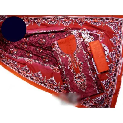 Picture of BD Lawn unstitch three piece (with extra sleeve) 