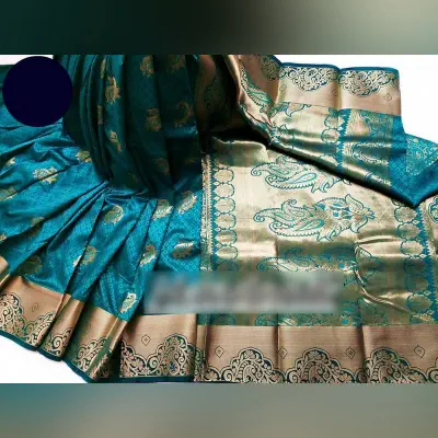 Picture of Indian Jolchhap Soft Katan Saree 