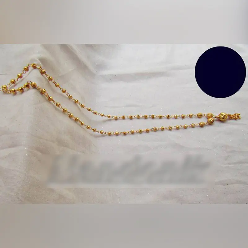 Picture of Golden Color (Indian city) Long Chain for women 