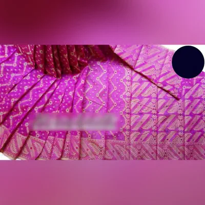 Picture of Half Silk Jamdani Saree 
