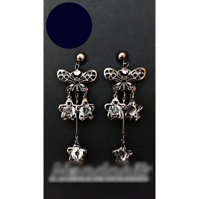 Picture of Butterfly Drop Fashion Earring For Women 