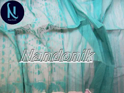 Picture of Paste Color Handloom Dhakai Jamdani Saree 