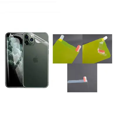 Picture of Apple iPhone 11 Pro Crystal Clear Back Skin (Gel Poly not Glass) 3D Real Transparent Skin Glossy Finish