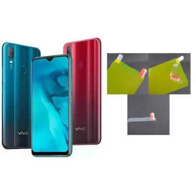 Picture of Vivo Y11 Crystal Clear Back Skin (Gel Poly not Glass) 3D Real Transparent Skin Glossy Finish