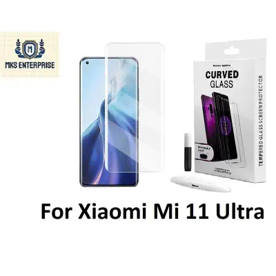 Picture of For Xiaomi Mi 11 Ultra Full HD Curved Edge Liquid UV Tempered Glass Screen Protector