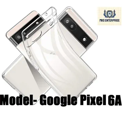 Picture of Google Pixel 6A Transparent Clear Slim Soft Cover Skin Gel TPU Case