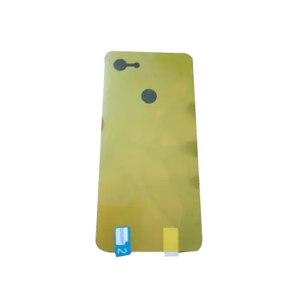 Picture of Google Pixel 3A 3D Crystal Clear Glossy Finish back Skin Jell Poly- Transparent