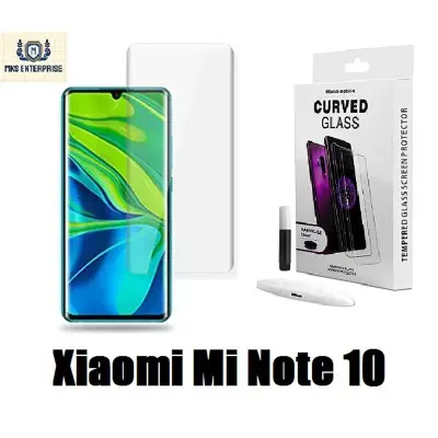 Picture of Full HD Curved Edge Liquid UV Tempered Glass Screen Protector For Xiaomi Mi Note 10